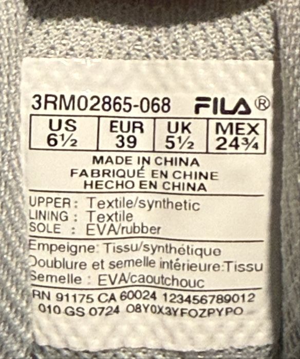 Кросівки Fila, розмір 39, Оригінал!