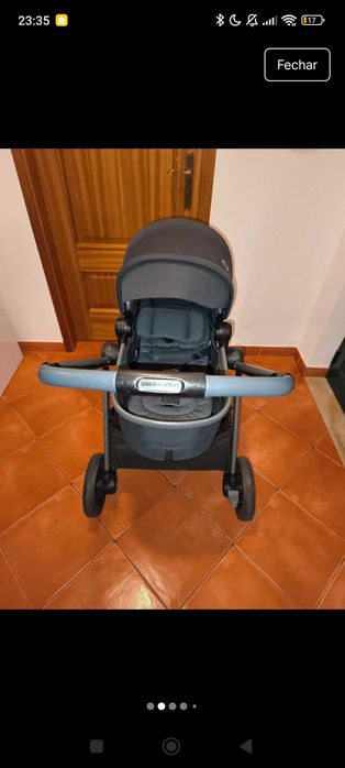 Trio Maxi Cosi Zélia com Ovo Rock com Isofix e carrinho de passeio