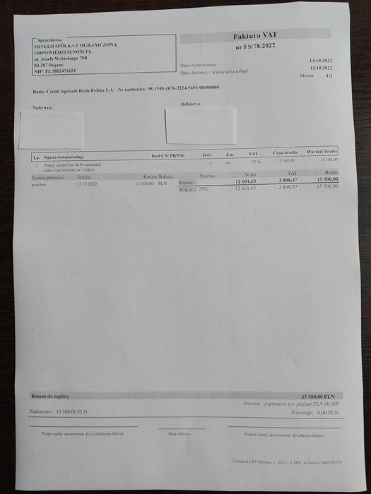 Pompa ciepła powietrze - woda Gree Versati III 8 kW (monoblok)