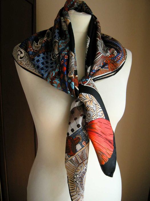 Apaszka twill silk hermes 90/90