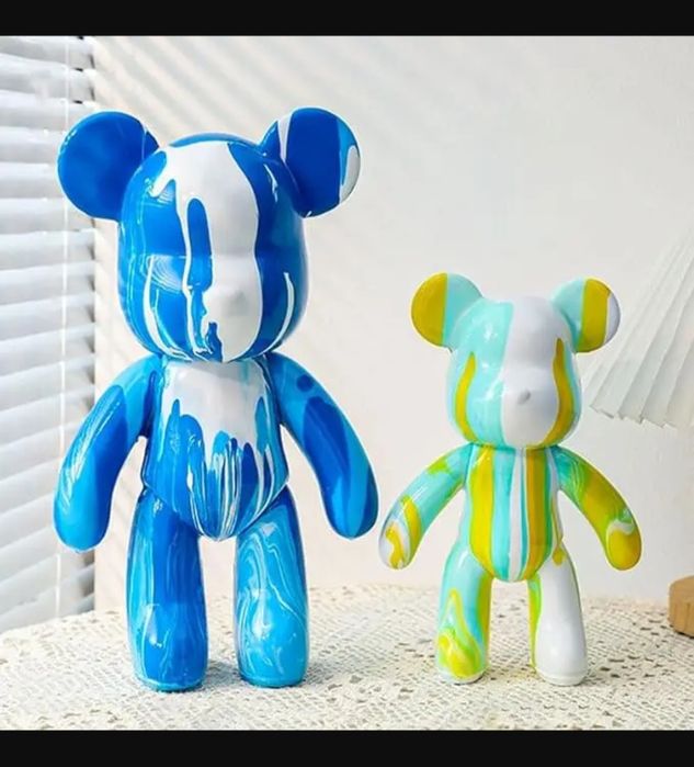 Флюидный мишка DIY Creative Fluid Bear 23см /33 см с красками