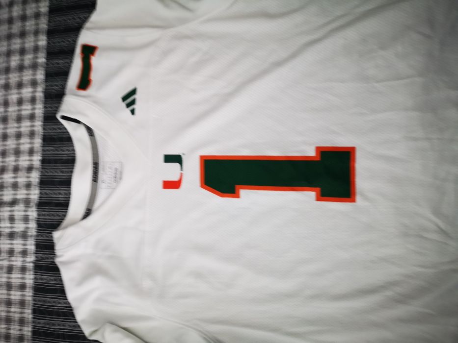 Koszulka NFL Adidas Miami Hurrricanes