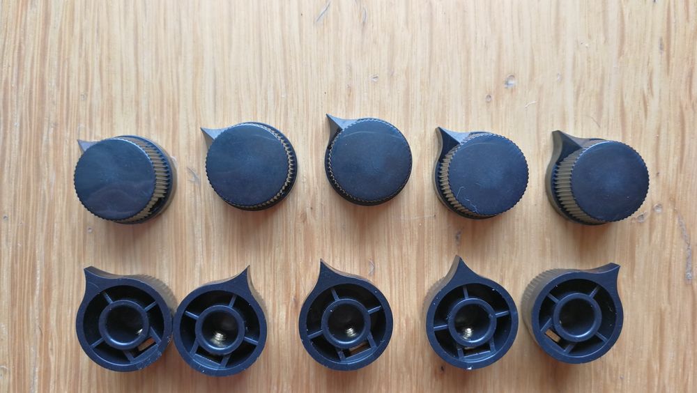 Botões pedais efeito guitarra