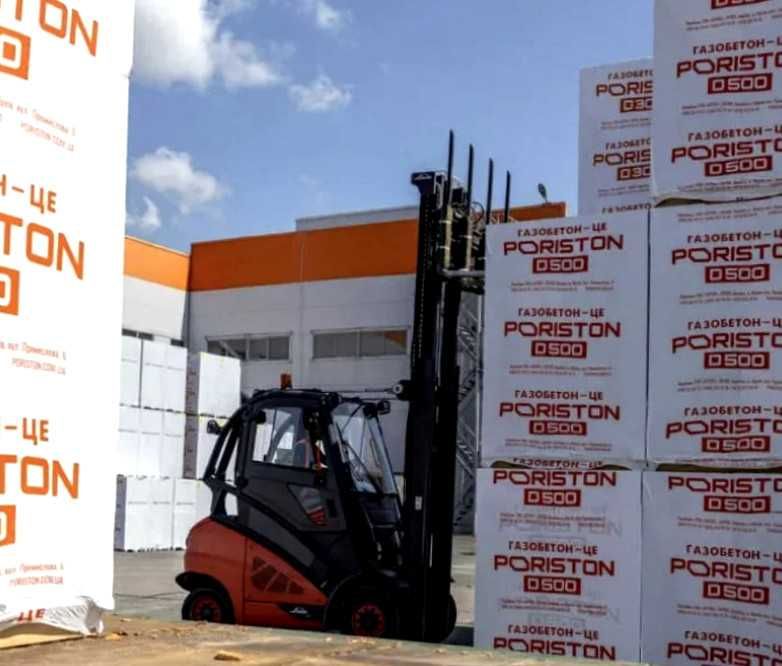 Газоблок Парістон і Стоунлайт — зручно замовляти на майданчик