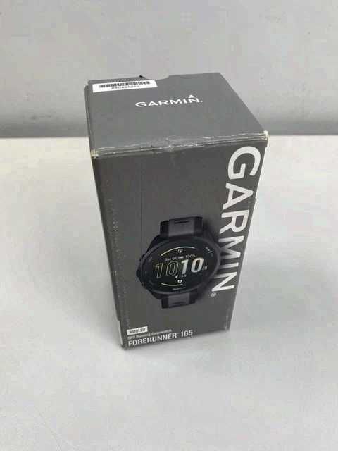Garmin Forerunner 165 – GPS, 43 mm, czarno‑szary