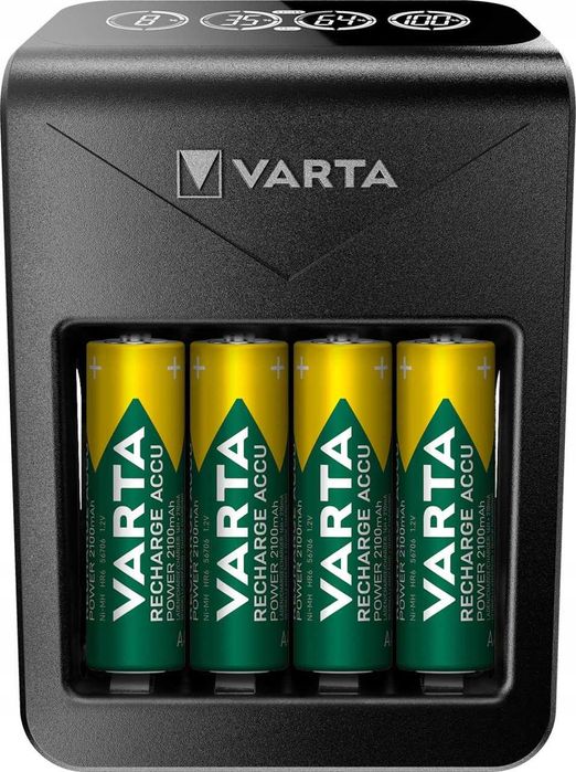 Varta 57687 Ładowarka do akumulatorów AAA AA C D 9V USB + akumulatorki