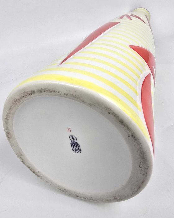 New Look Wazon Zsolnay Török János lata 60te wys.40,5cm
