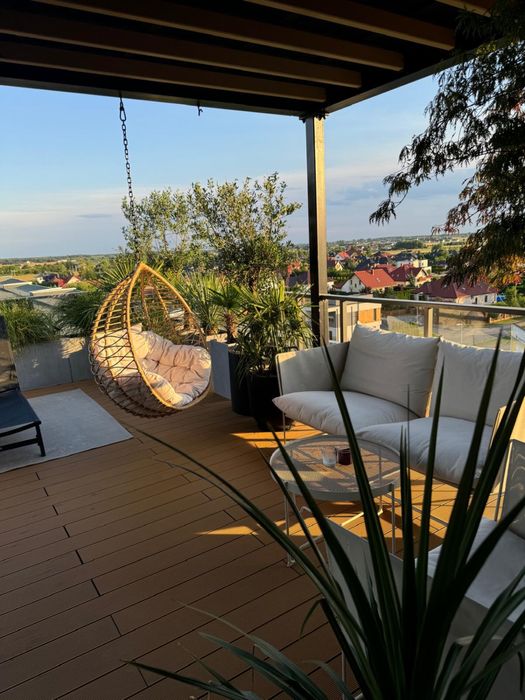 Mieszkanie dwupoziomowe z tarasem na dachu 2 miejscapostojowe w garażu