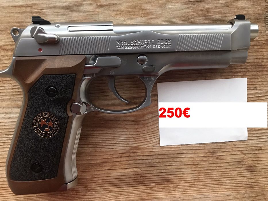 Airsoft Greengas SAMURAI EDGE Biohazard WE FULL METAL BLOWBACK, nova