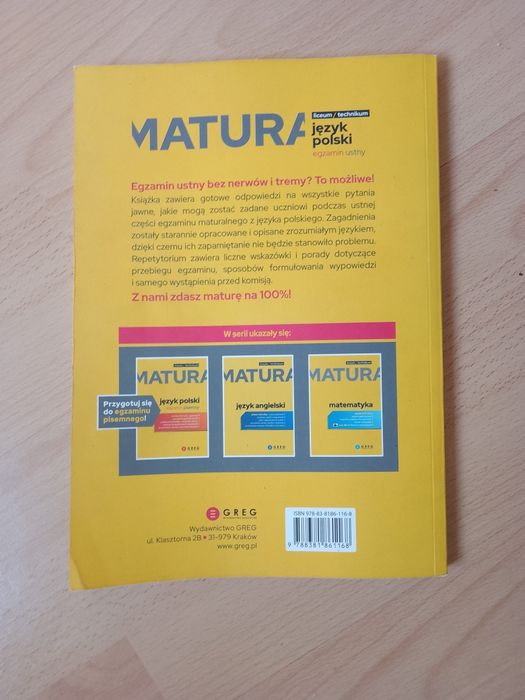 Książka do matury z języka polskiego pytania jawne