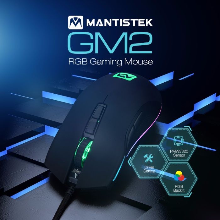 ИГРОВАЯ мышь MantisTek® GM2 Pmw 3320