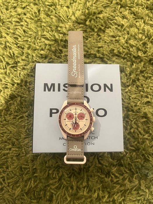 Relógio Swatch x omega mission to pluto