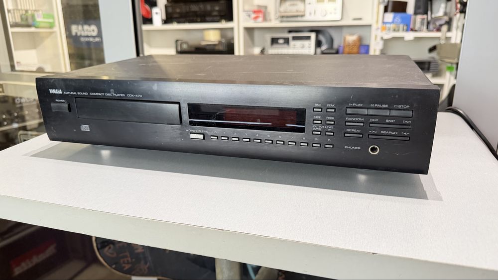 Odtwarzacz cd Yamaha CDX-470 do serwisu nie widzi płyty