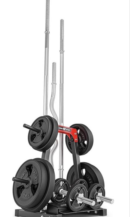 Suporte para Pesos e Barras de Musculação
