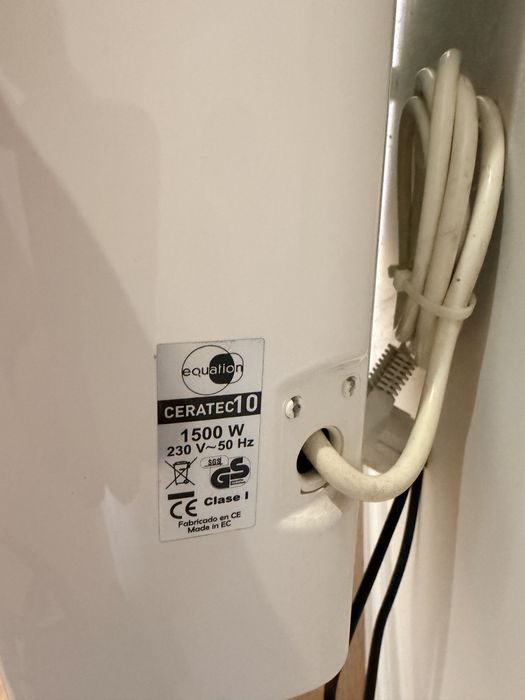 Aquecedores cerâmicos Equation Ceratec 8 e 10 – Excelente estado
