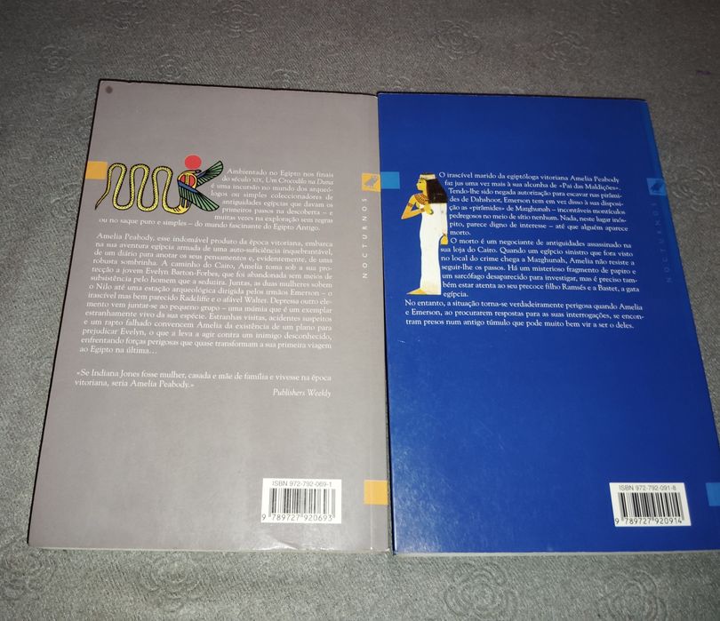 Livros da Escritora Elizabeth Peters Usados