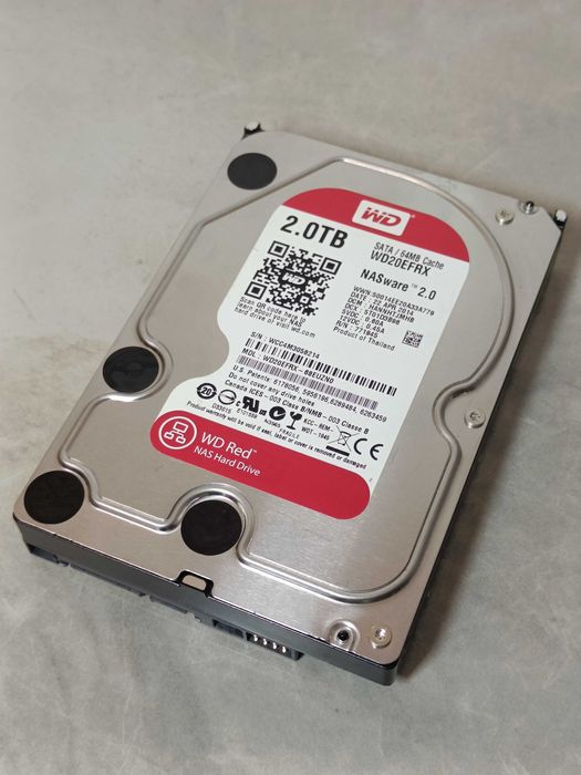 Хард диск HDD Western Digital RED 2TB NASware 2.0 WD20EFRX 64mb CASH