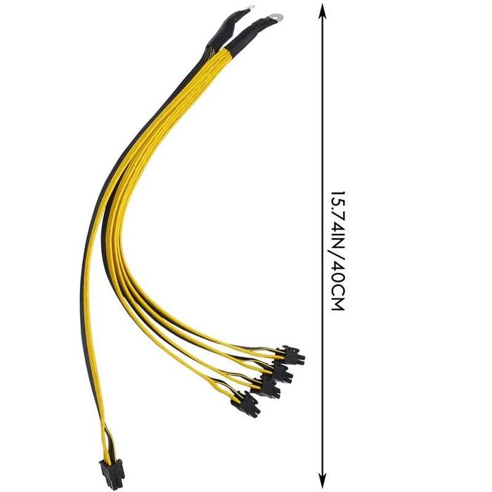 Провід від блока живлення to PCI-E (конектор живлення) (6pin*20шт)