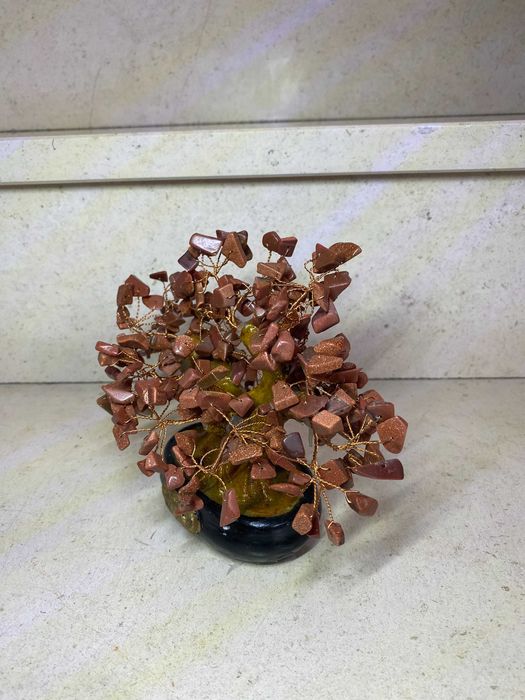 Bonsai em aventurina castanha