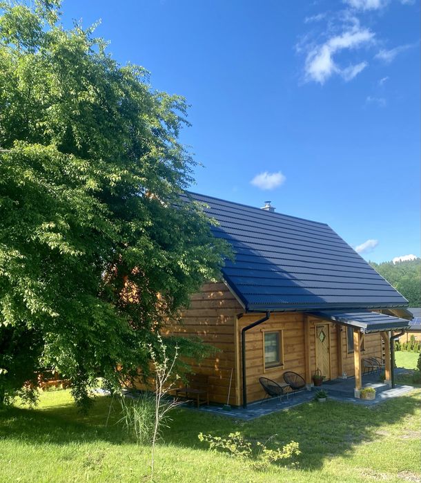 Domek sam na posesji pod śliwką   Bieszczady noclegi