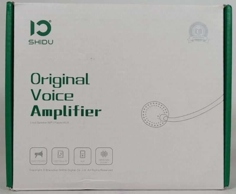 Amplificador de voz original SHIDU M-800