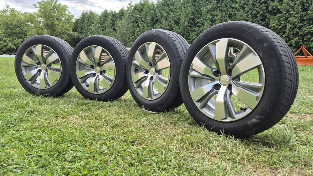 Koła Peugeot 16" 2008 208 207 307 308 Partner alufelgi felgi aluminiowe R16 6.5J ET20