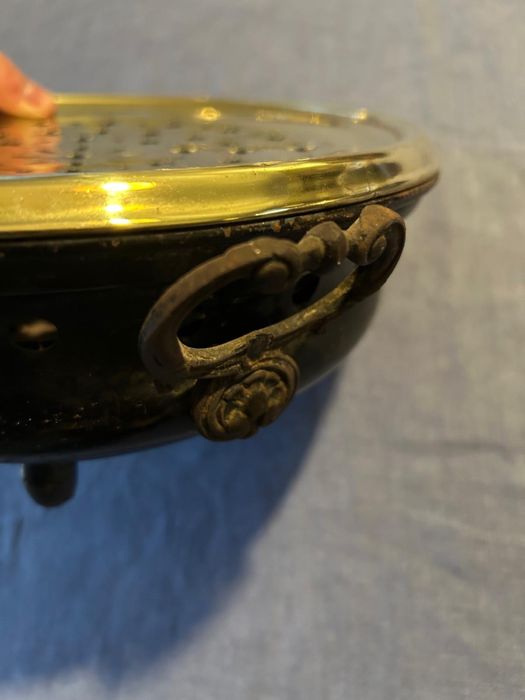 Rechaud antigo em liga de cobre