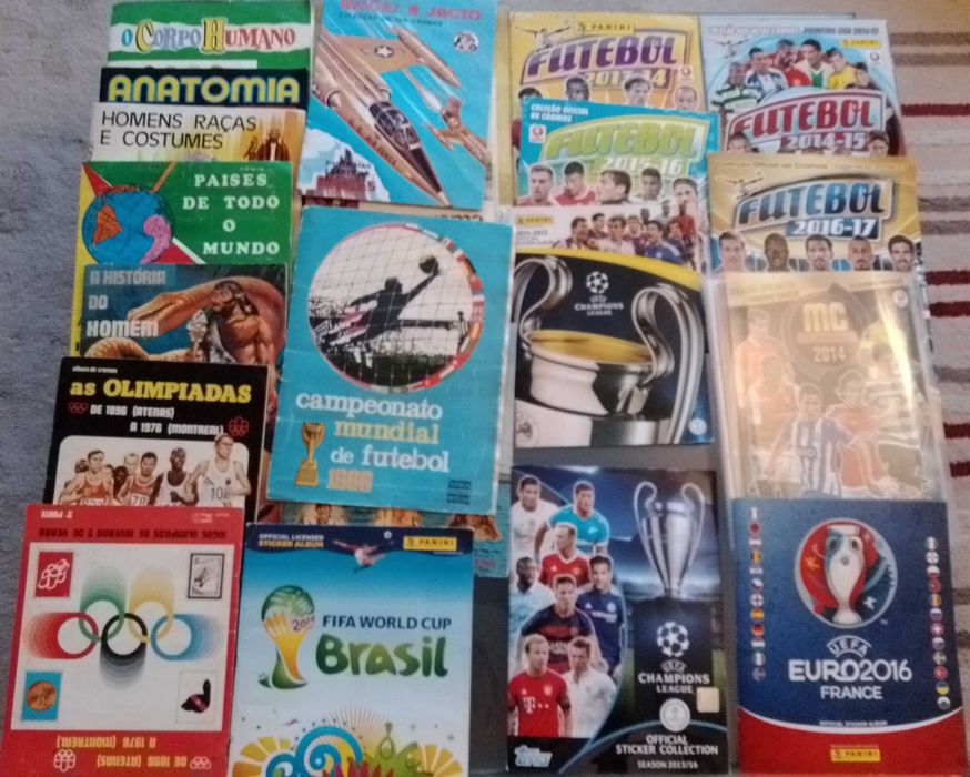 cadernetas variadas completas