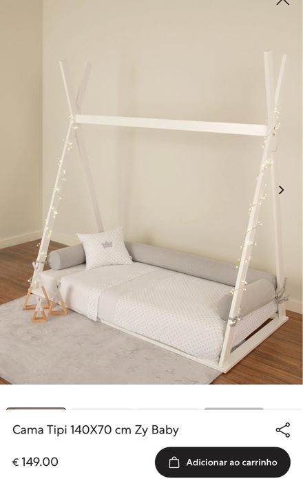Cama tipi com colchao ikea