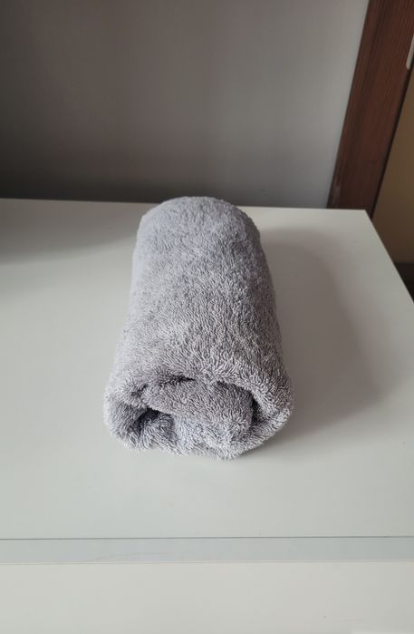 Ręcznik 85 cm x 52 cm szary 100% bawełna