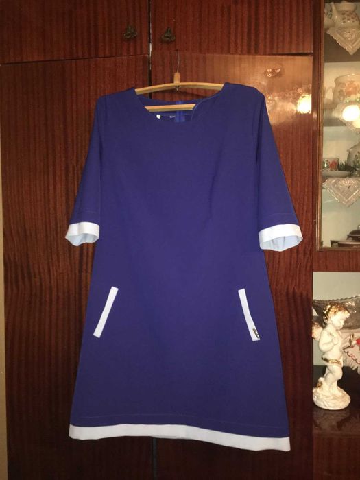 Жіноче  синє плаття