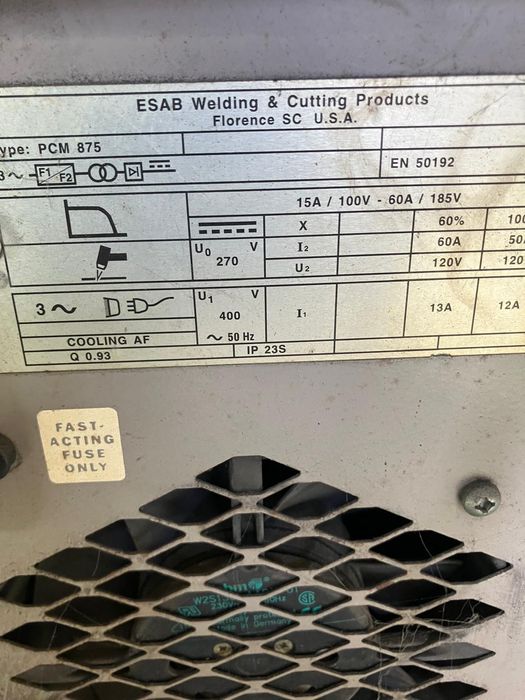 Plasma de corte Amarelo