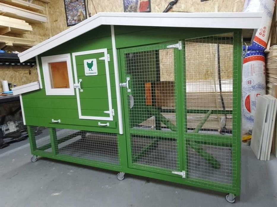 Курятник,курник на 7-10 птиц,освещене,обогрев. Доставка по Украине.