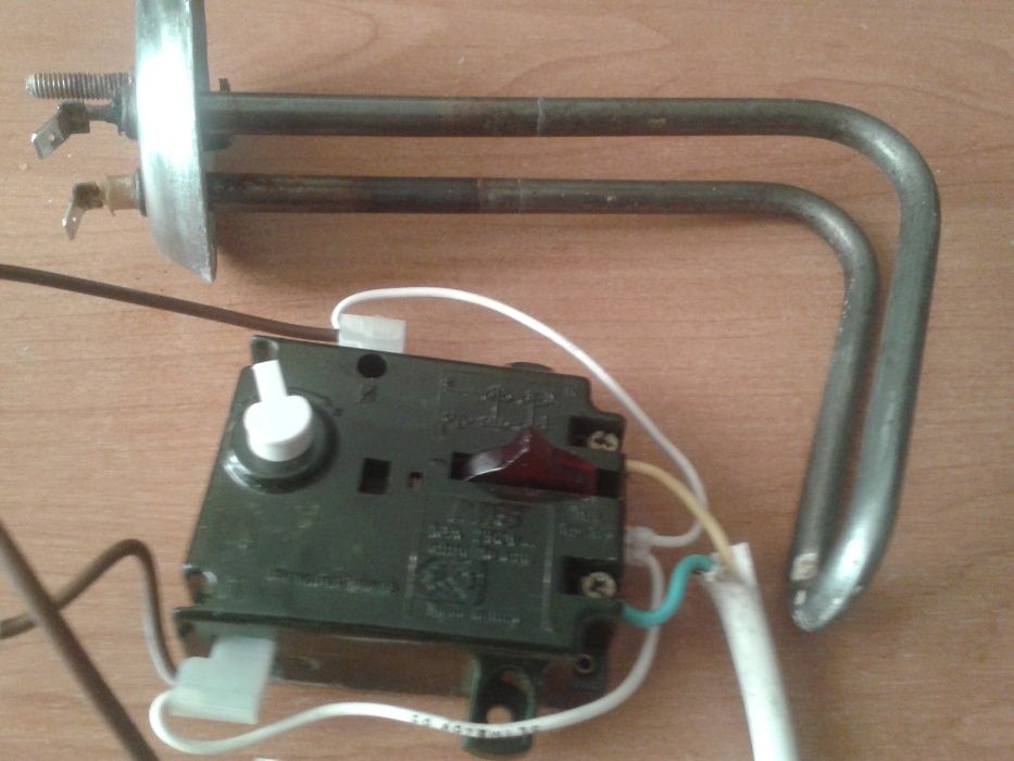 тэн нержавейка 220в, 1200вт б/у регулятор температуры