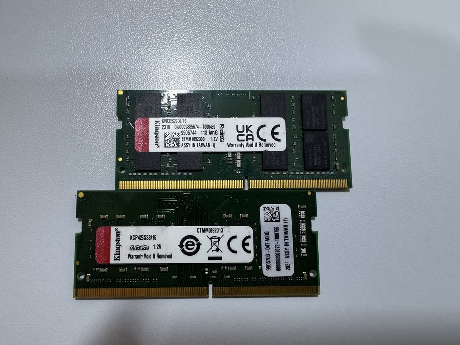 Оперативна пам'ять 16GB DDR4 2400/2666/3200MHz Sodimm