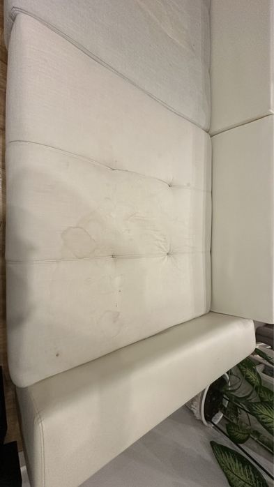 Sofá XXL com 4 lugares em tecido