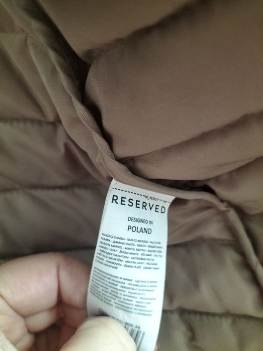 Jesienna kurtka marki Reserved rozmiar 34 stan bardzo dobry .
