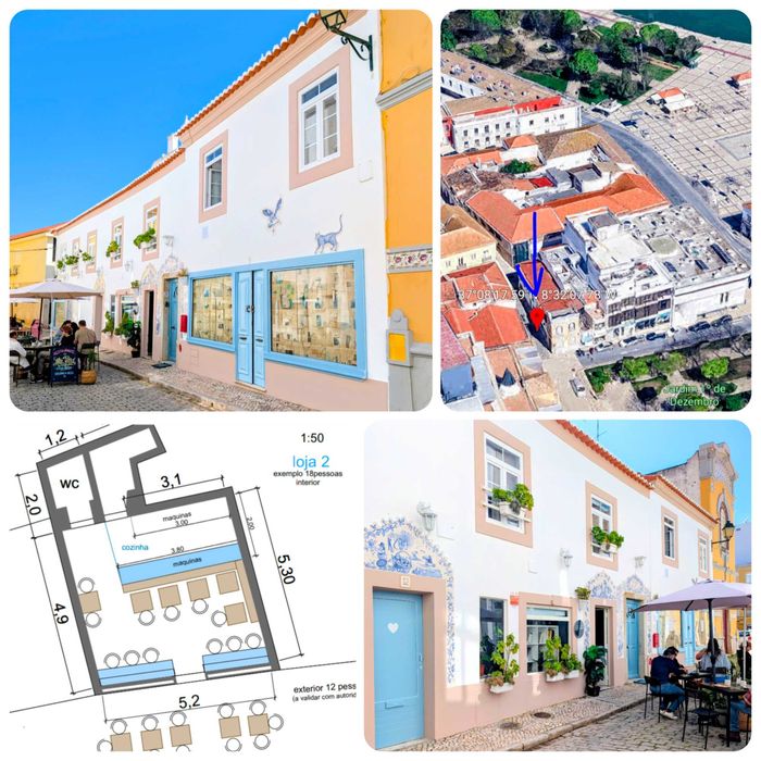 Arrenda-se Espaço Comercial com Esplanada no Centro Histórico , para restaurante