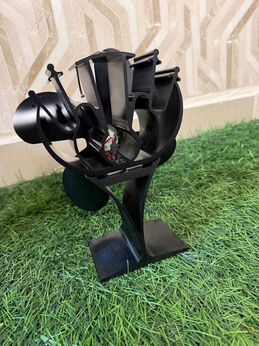 Термовентилятор для печі / каміна Hawcafu без електрики