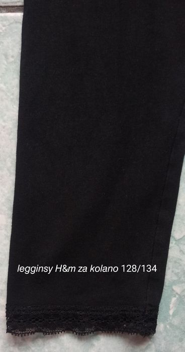 Legginsy dziewczęce za kolanko.