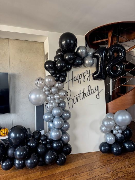 Scianka do zdjęć, ścianka na chrzciny, komunię. balonowa cekinowa