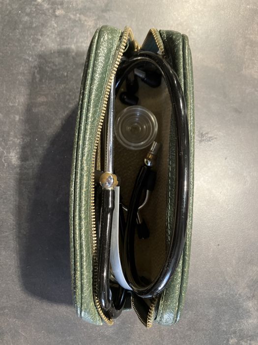 Helloween vintage stetoskop pokrowcu retro kolekcje przebranie lekarz