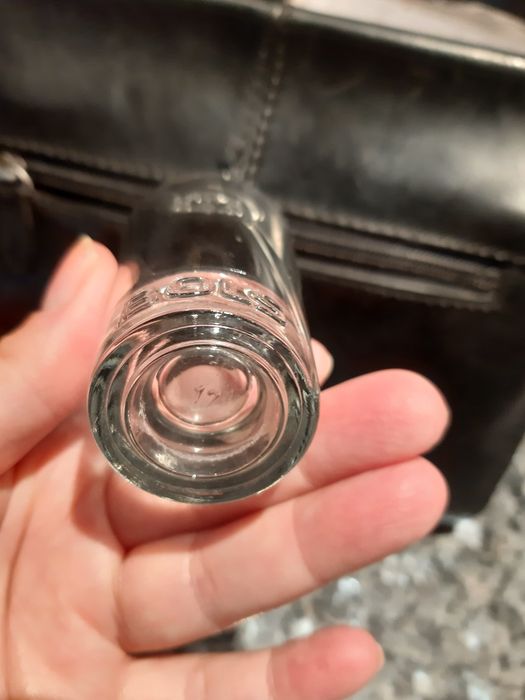 Kieliszki sobieski TRZY szt kolekcja art szkło grube deco kieliszek