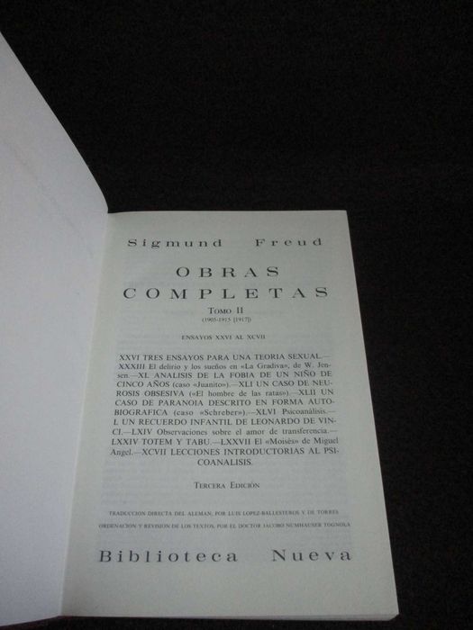 Livros Obras Completas Sigmund Freud 3 Volumes - Completo
