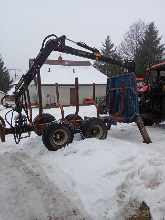Przyczepa leśna zrywkowa Vreten jak palms