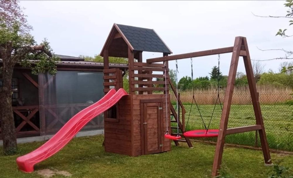 Drewniane place zabaw