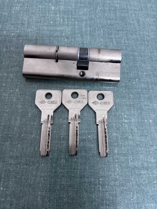Canhão de Fechadura CISA com 3 Chaves