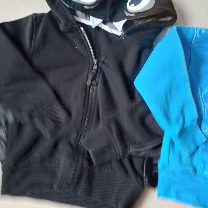 Zestaw 6 szt ciepłe bluzy r 98