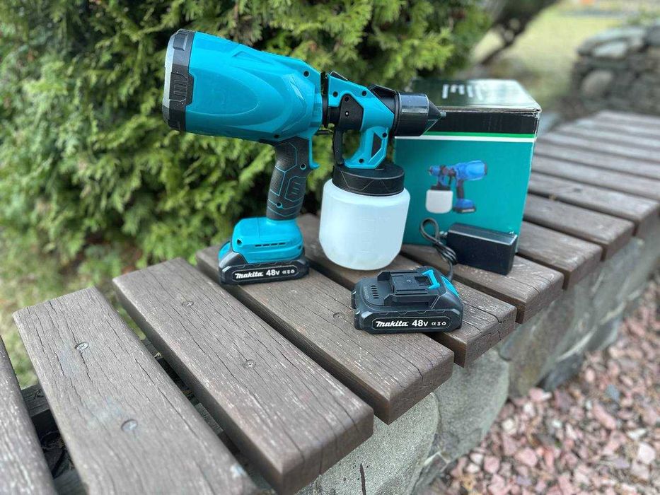 Фарборозпилювач. Краскопульт аккумуляторный. Фарбопульт. Пульверизатор