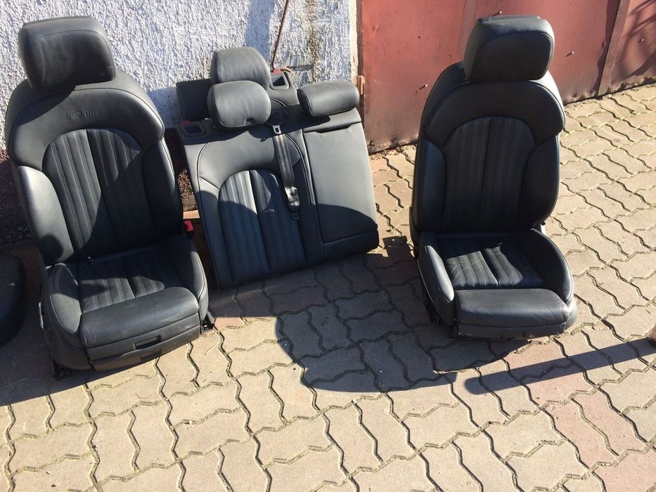 AUDI A6 A7 S-LINE TAPICERKA FOTELE KPL SKORA